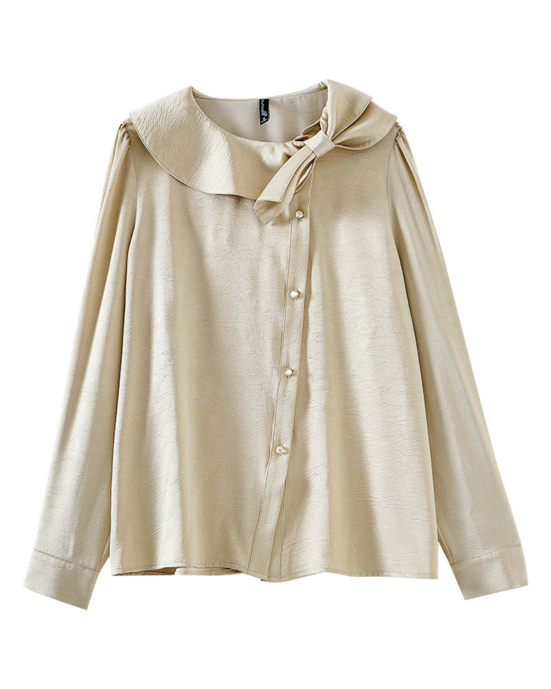 アシンメトリーリボンブラウス 2429