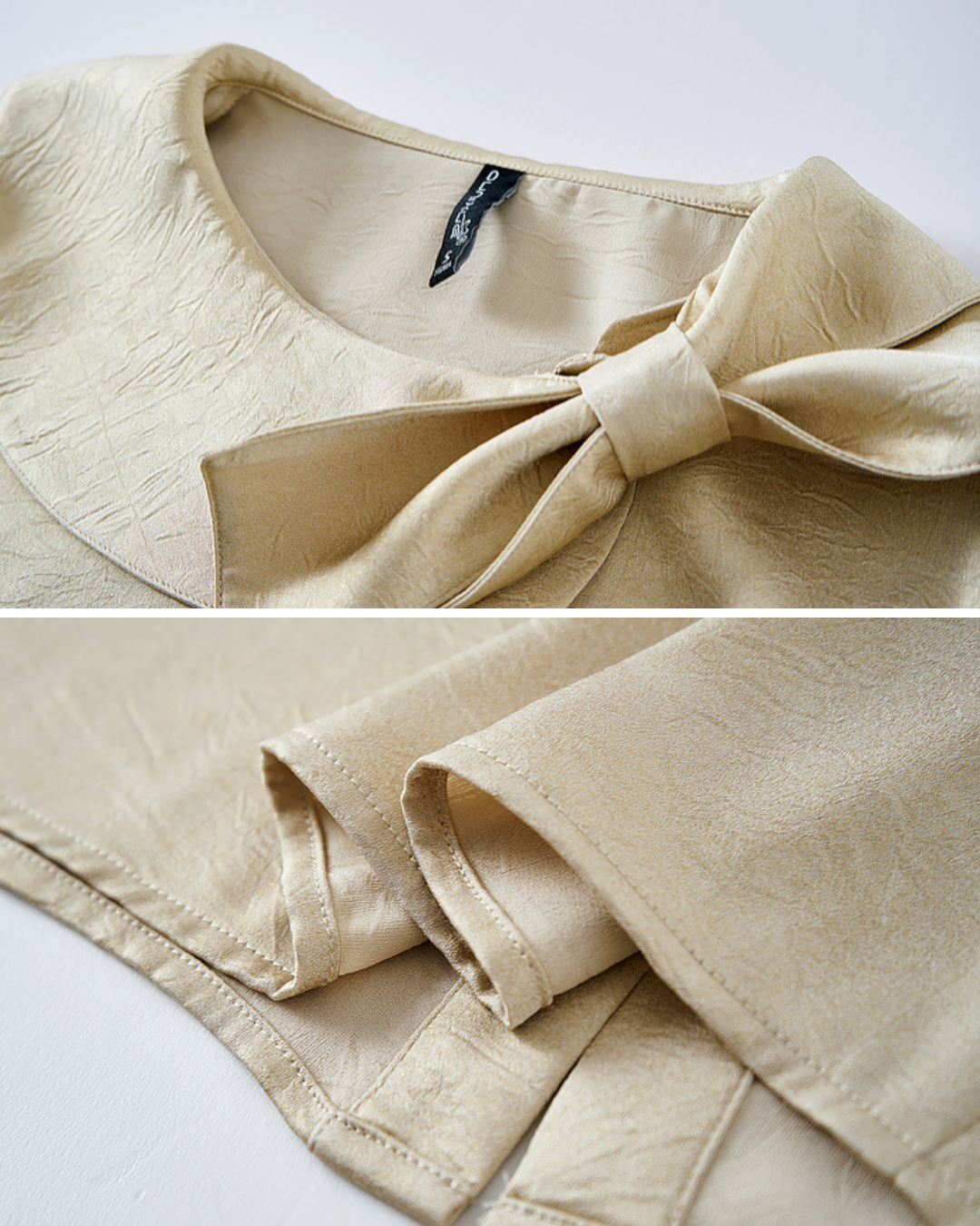 アシンメトリーリボンブラウス 2429